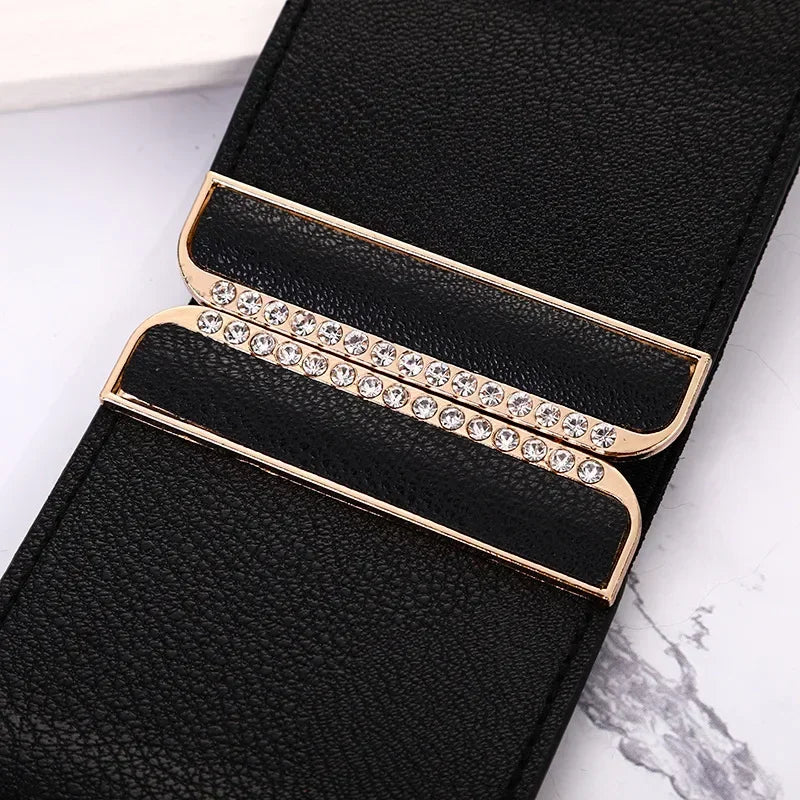 Belts Designer Belts for Women High Quality Corset Belt Luxury Brand Wide Cinturon Mujer Elastic Cummerbunds Big Ceinture Femme