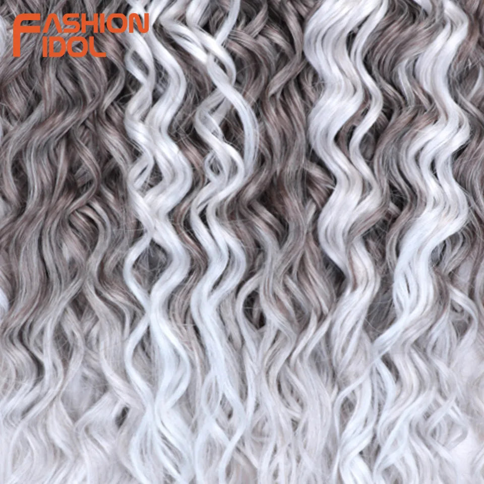 Hair Extensions and Wigs
Jessica Hair 20 Inch Deep Wavy Twist Crochet Hair Synthetic Afro Curly Hair Crochet Braids Ombre Brown Braiding Hair Extensions