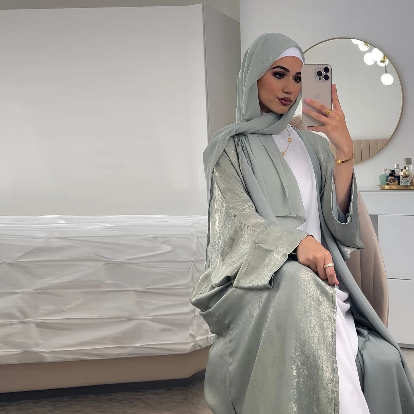 Satin Kimono Open Abayas for Women 2024 Ramadan Muslim Dress Turkey Kaftan Kebaya Caftan Marocain Abaya Dubai Luxury Jalabiya