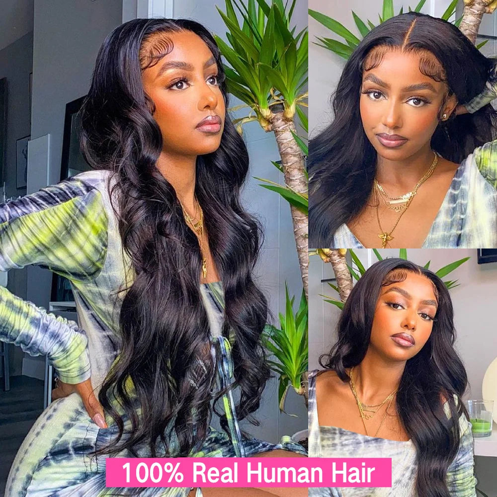 Hair Extensions and Wigs
Body Wave V Part Wig 100% Raw Human Hair 30 32 34 Inch 250% Peruvian Loose Wavy I Part Human Hair Wigs for Women on Sale