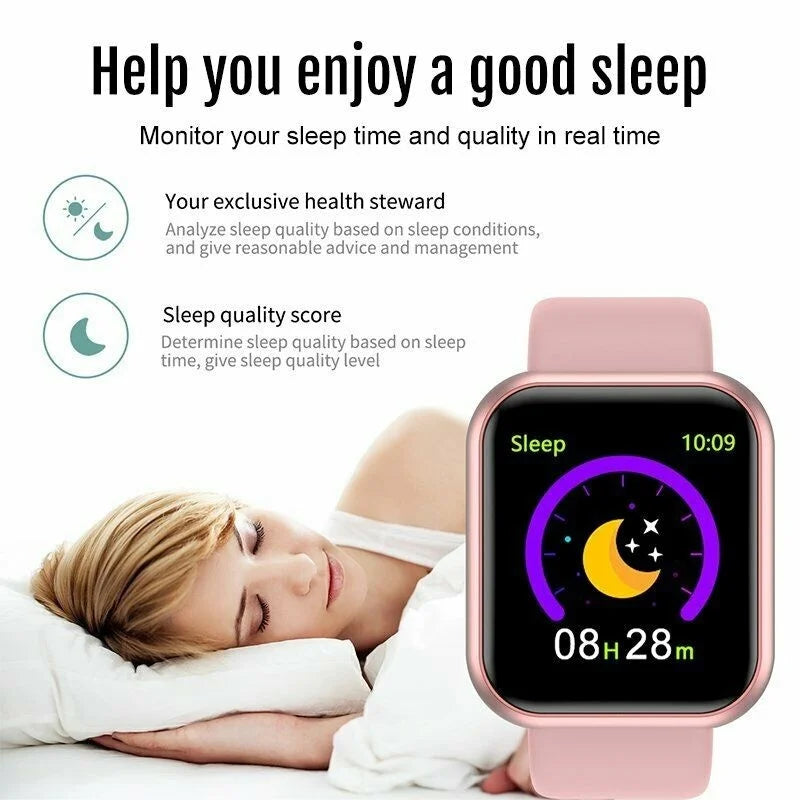 Women Watch New label Smart Electronic Watch For iPhone Xiaomi Sport Fitness Pedometer Color Screen Add wallpapers Watches Men Women Kids