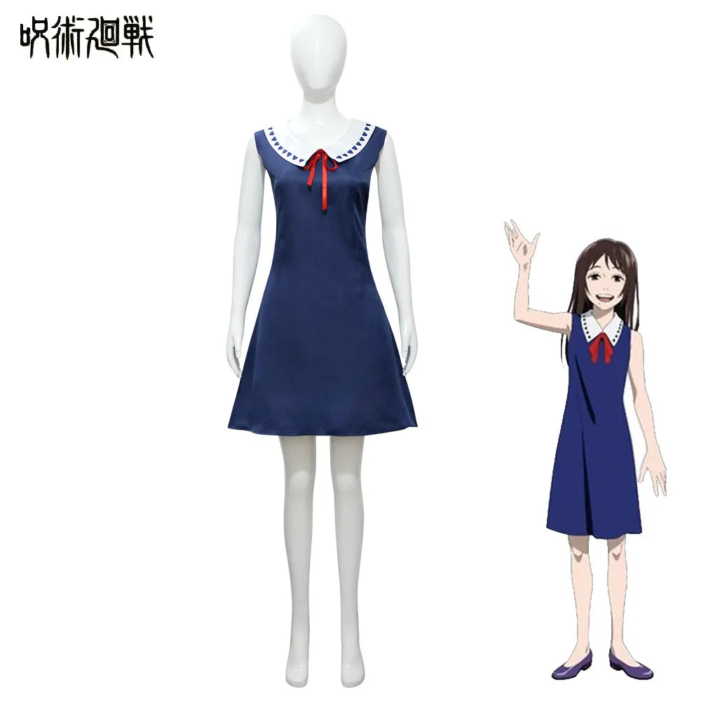 Exotic 
Orimoto Rika Cosplay Costume Anime Jujutsu Kaisen Cosplay Cursed Queen Lovely Sleeveless Dress Woman Sexy Kawai Party Uniform