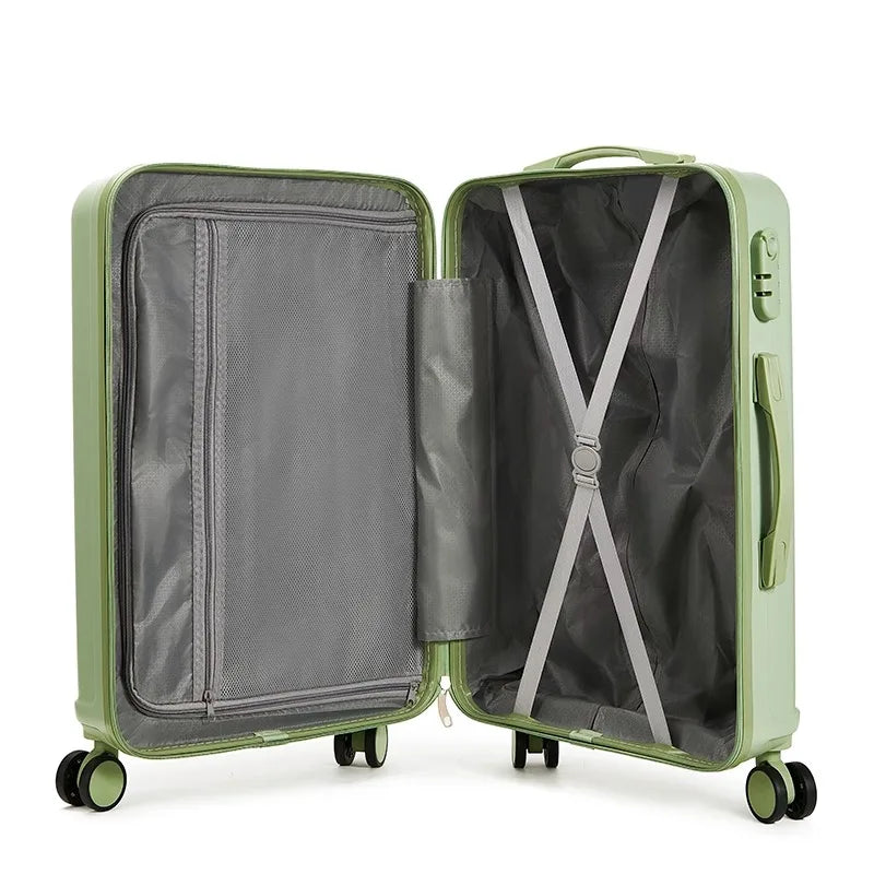 Travel Bag Suitcase Fashion Female Cabin Carrier Suitcases on Wheels Rolling Luggage Bag Male Trolley Case Large Capacity Password Trunk