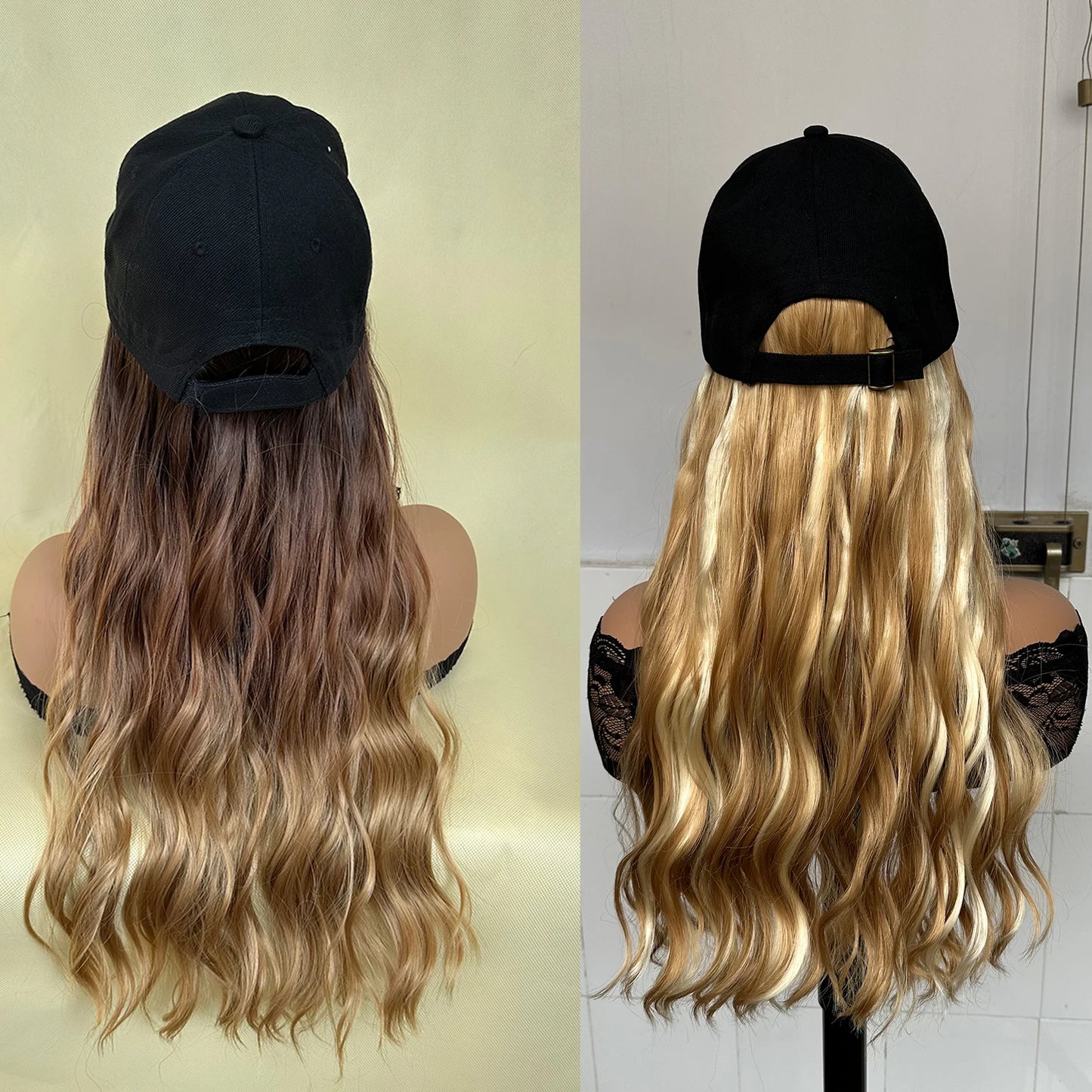 Hair Extensions and Wigs
Baseball Hat Hooded Wig Hat Wig Wavy Curl Wig Synthetic Wig Beginners Friendly Heat Resistant Natural Looking For Daily Use