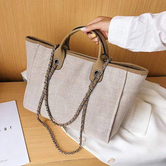 Handbags  New European And American Bucket Bag Tide High Capacity Chain Tote Bag Hand-Held Shoulder Diagonal Crossbody Bag