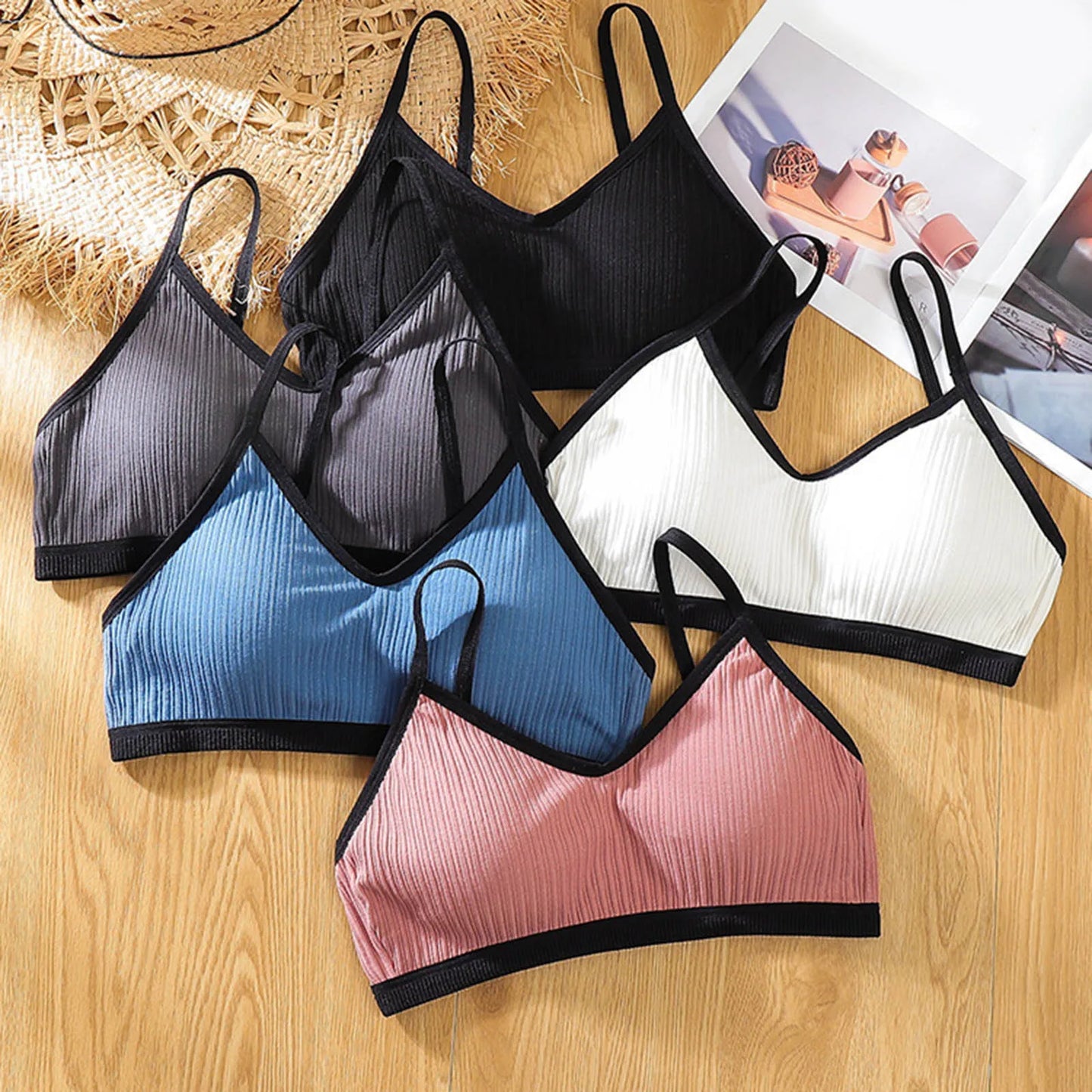 bras
Sports Bra For Women Gym Sexy Crop Top Bra Women Cotton Underwear Soft Comfort Tube Tops Female Brassiere Tops For Girls