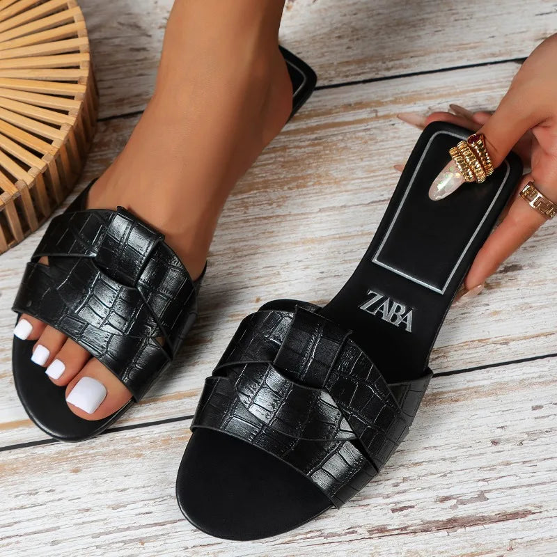 Flat Shoes Women Sexy Flat Sandals Casual Ladies Sand Beach