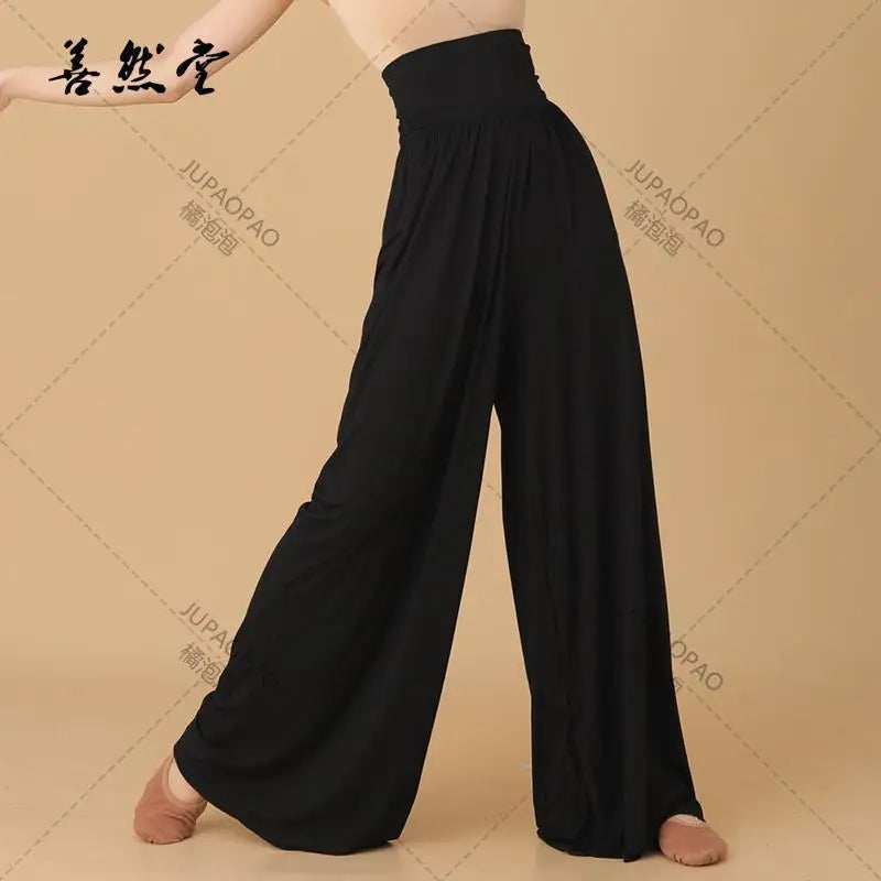 dancers  
Dance Trousers Women's Training Suit Straight Tube Wide Leg Trouser Shape Dance Trouser Training Modern Dance Art