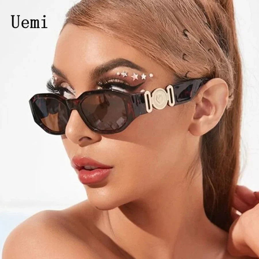 Women's Sunglasses Retro Square Sunglasses For Women Men Vintage Small Frame Fashion Luxury Designer Sun Glasses UV400 Eyewear Trending Products