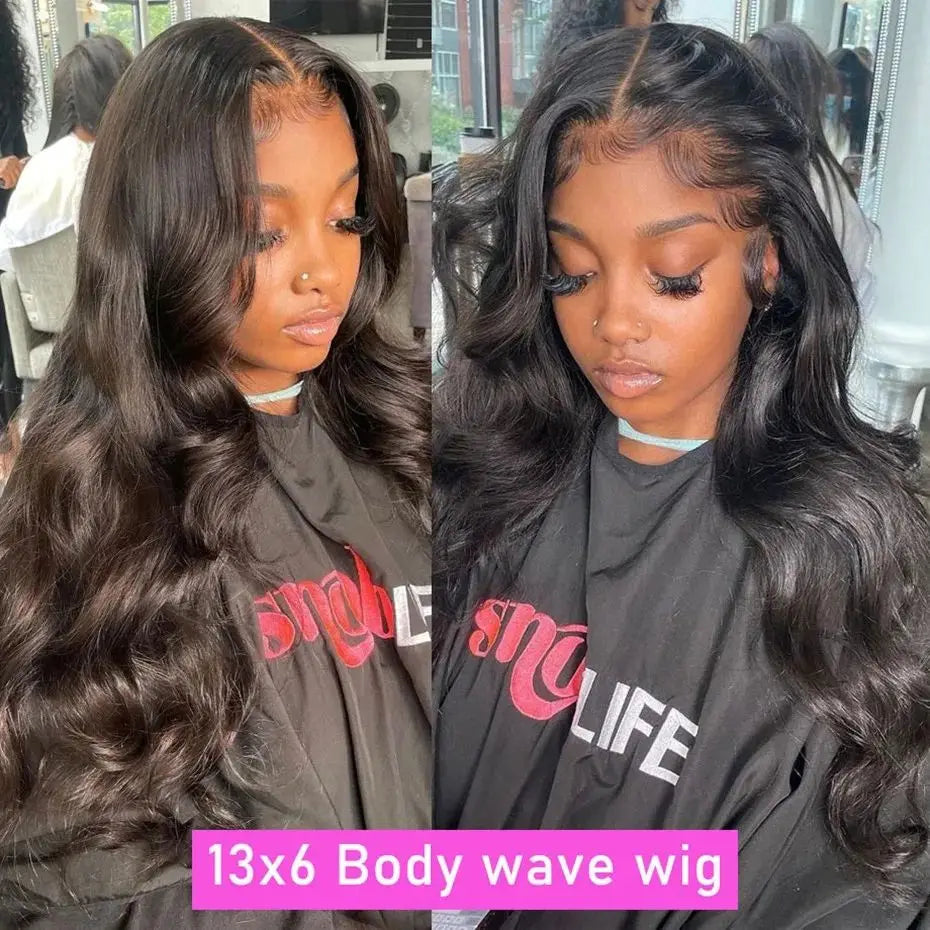 Hair Extensions and Wigs
180% 13x4 Body Wave Lace Front Human Hair Wig 13x6 Transparent Lace Frontal Wigs Brazilian Remy Hair For Women Lace Closure Wig