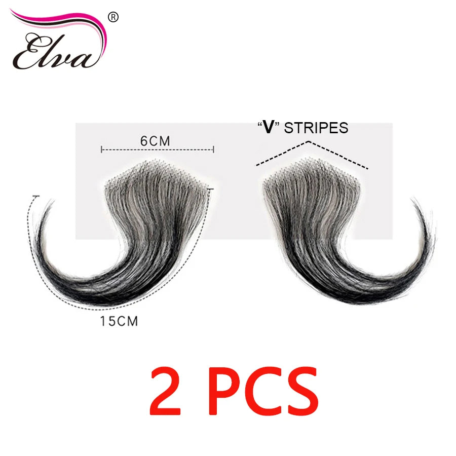 Hair Extensions and Wigs
Elva HD Lace Baby Hair Stripes 4Pcs Curly Human Hair Baby Hair Edge Body Wave Swiss Lace Hairline Baby Hair Strips For Women