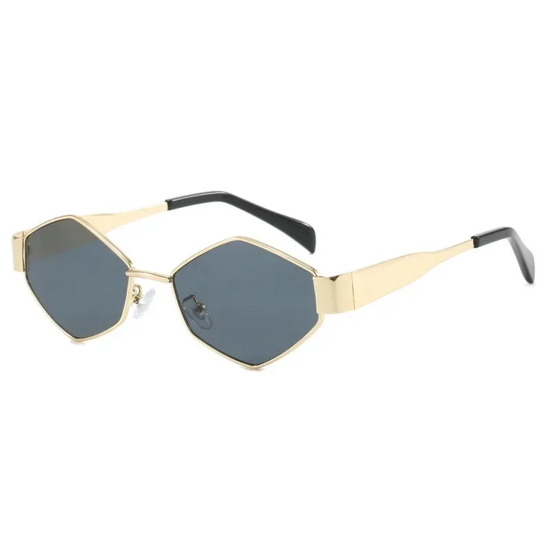 Women's Sunglasses Fashion Hexagon Sunglasses Women 2024 Luxury Brand Design Unique Polygon Sun Glasses Men Vintage Small Frame Eyewear Shades