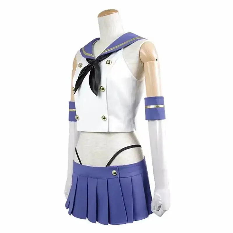 Exotic 
SingXeng Anime Kantai Collection Cosplay Shimakaze Cosplay Costume Women Sexy Dress Sailor Suit JK Uniform Customize