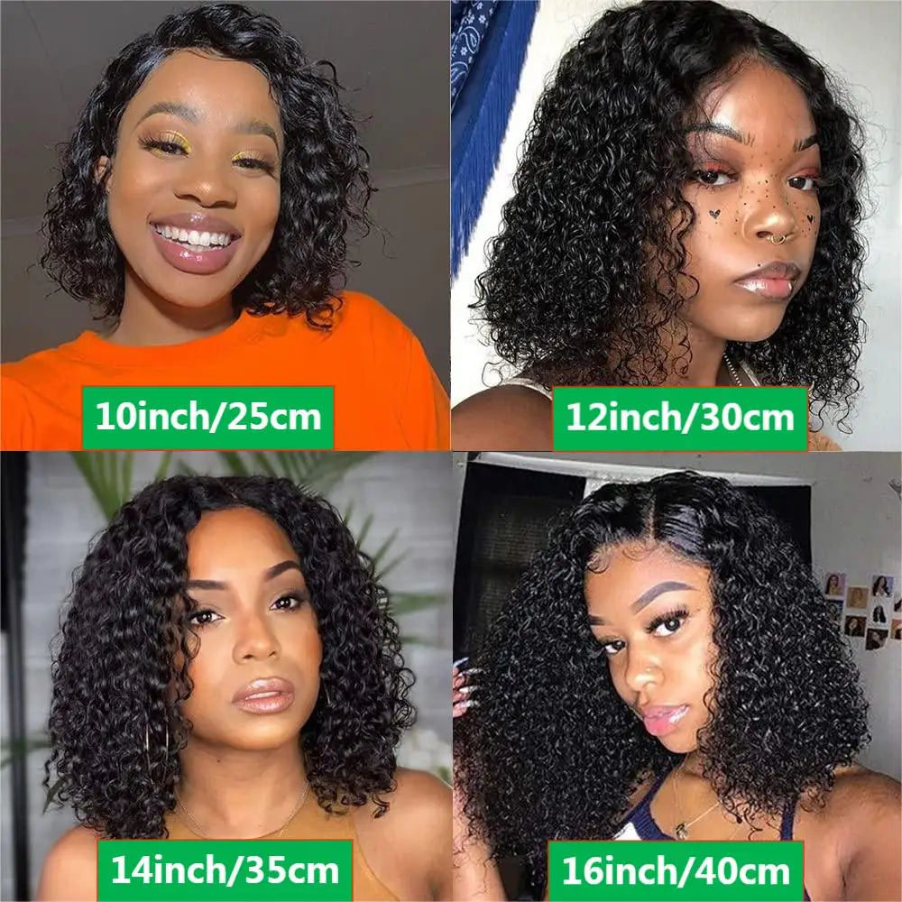 Hair Extensions and Wigs
Kinky Curly V Part Bob Wig Human Hair No Leave Out Glueless Wigs Vpart Human Hair Pre Plucked Upgrade U part Wigs Human Hair