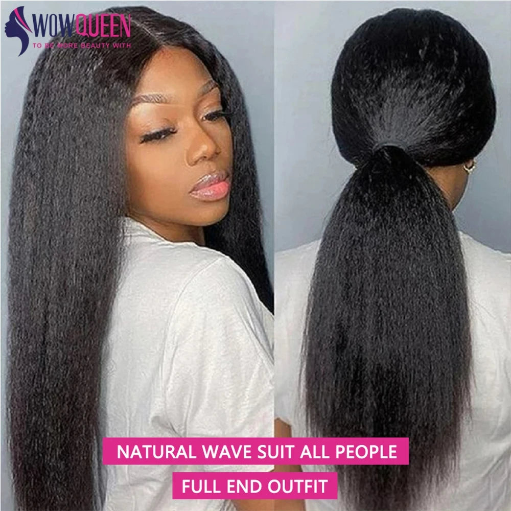 Hair Extensions and Wigs
30 32 Inch Kinky Straight Human Hair Bundles Yaki Straight Brazilian Raw Hair Bundles 100% Remy Human Hair Extensions 1/3/4pcs