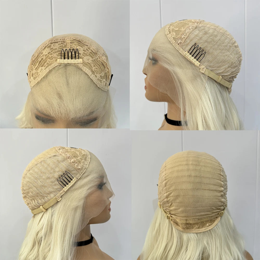 Hair Extensions and Wigs
Light Orange Synthetic Lace Front Wig Long Straight Hair Natural Hairline Glueless Wigs For Women Daily Wear Cosplay Orange Wigs