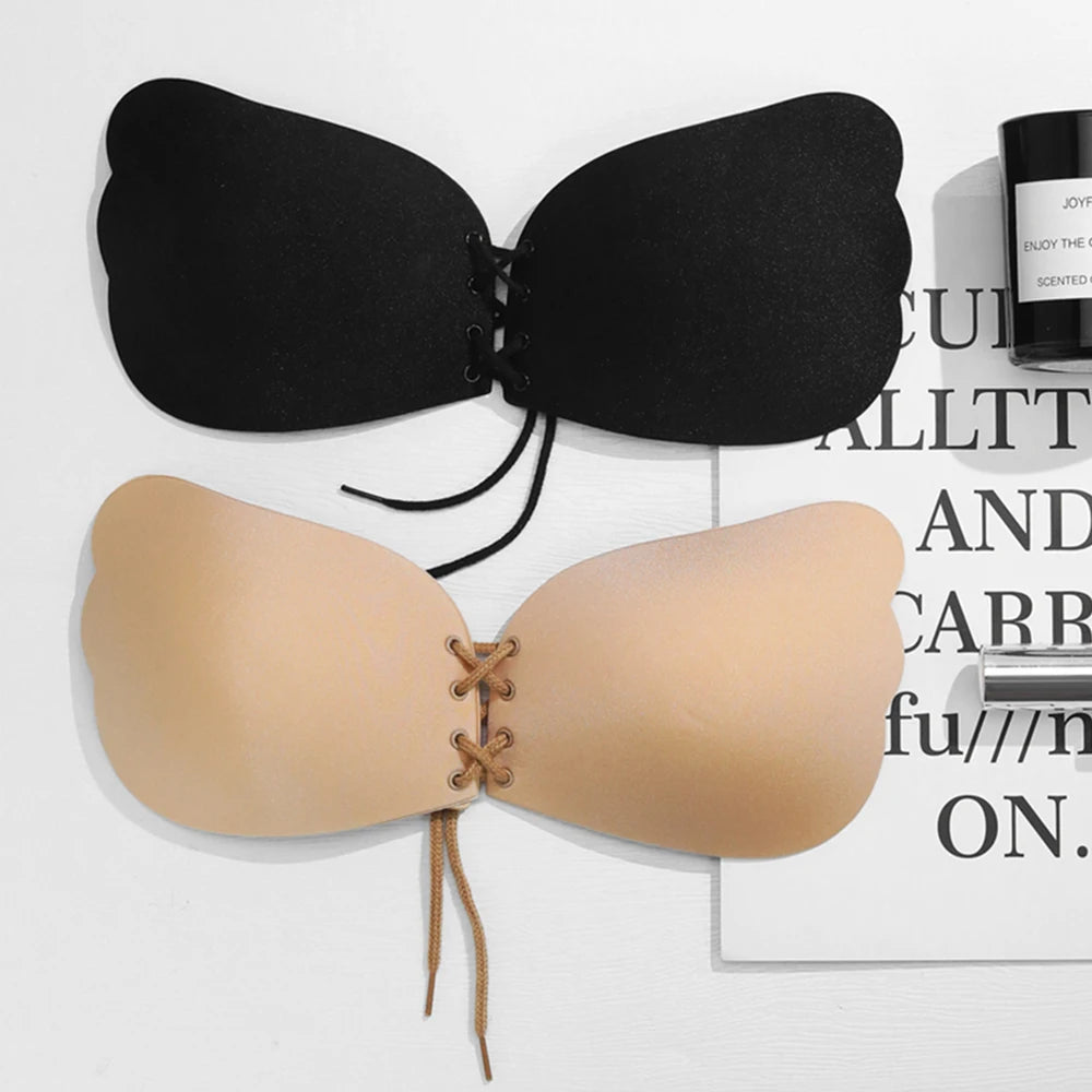 bras
Invisible Strapless Adhesive Stick Bra Strapless Push Up Bras Women Sexy Backless Lingerie Seamless Silicone Bralette Underwear