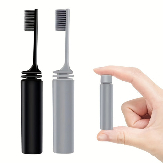 Oral Care
Portable Compact Charcoal Folding Toothbrush - Perfect for Travel, Camping, and Hiking - Easy to Take and Efficient Teethbrush