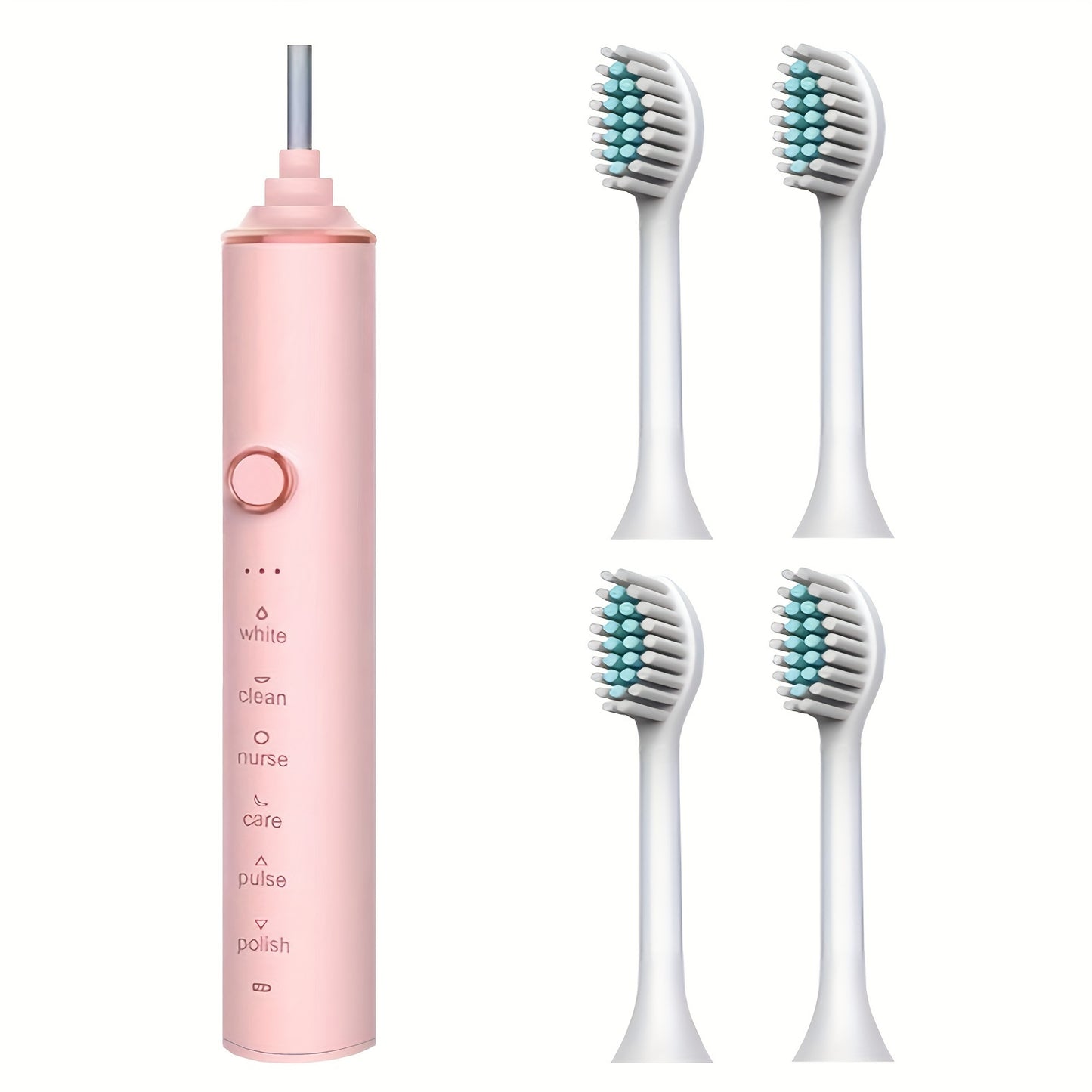 Oral Care
Rechargeable Electric Toothbrush Set - 5 Brushing Modes With Smart Timer - Includes Replacement Heads, USB Charging - Effective Cleaning For Teeth & Gums father's day gift