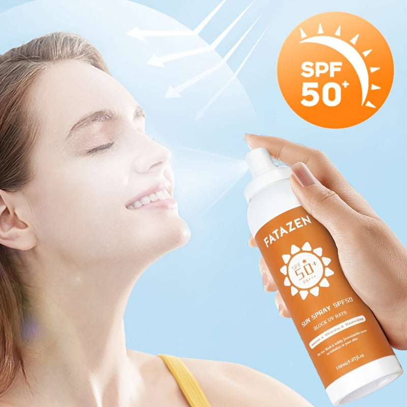 Personal Care
150ml Chamomile Sunscreen Spray, SPF50+/PA+++, Pure Plant Extract Sunscreen Spray Moisturizing Sunscreen Mist Spray