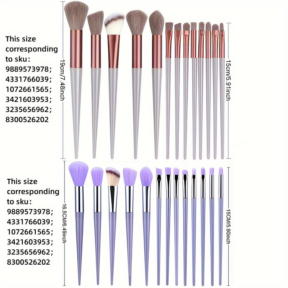 Beauty Tools
13 Pcs Soft Makeup Brush, For Foundation Blending, Eye Shadow Application, Kabuki Blending Beauty Tools