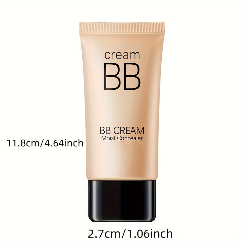 Makeup Waterproof BB Cream Full Coverage Concealer, Natural/Ivory 1.41OZ, Long Lasting Foundation Make Up, Oil Control, Even Skin Tone, Hide Pores, Christmas Gift