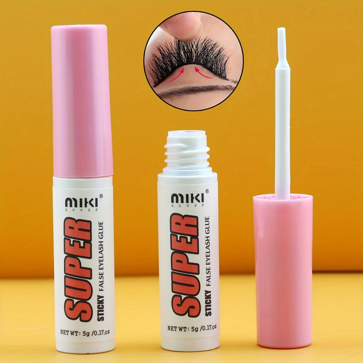 False Eyelashes
Miki Strong Hold Clear Quick-Dry Lash Glue, 5G - Waterproof & Hypoallergenic For False Eyelashes And Extensions, Latex-Free Adhesive For Salon Quality Lashes Waterproof Eyelash Glue Eyelash Glue Strong