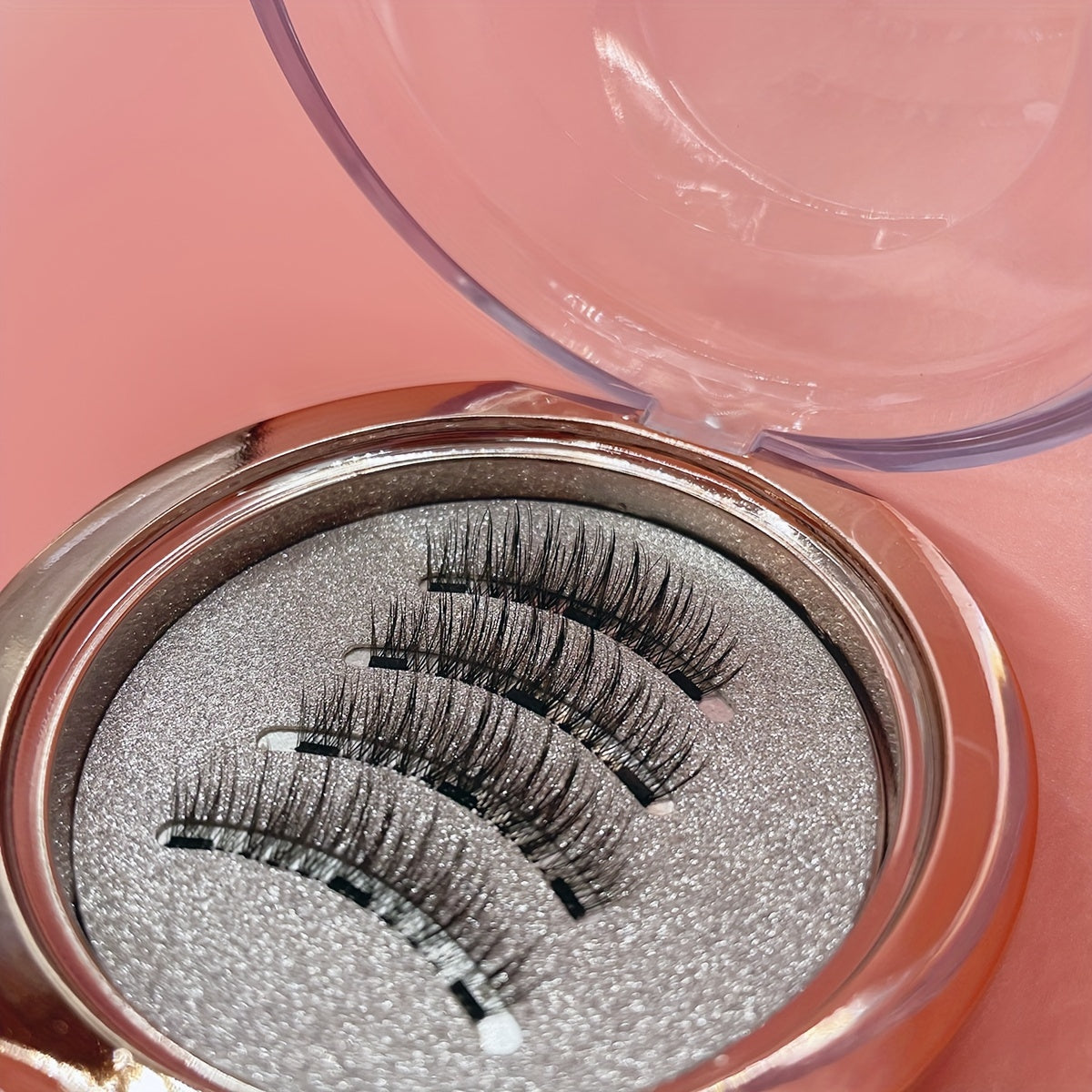 False Eyelashes
1 Pair of Caramel Coffee Dark Brown Ultra-Fine And Soft Encrypted And Lengthened Magnetic False Eyelashes Set 24P Simulated Eyelashes Ultra-Fine And Soft Dark Brown Deep Eyes