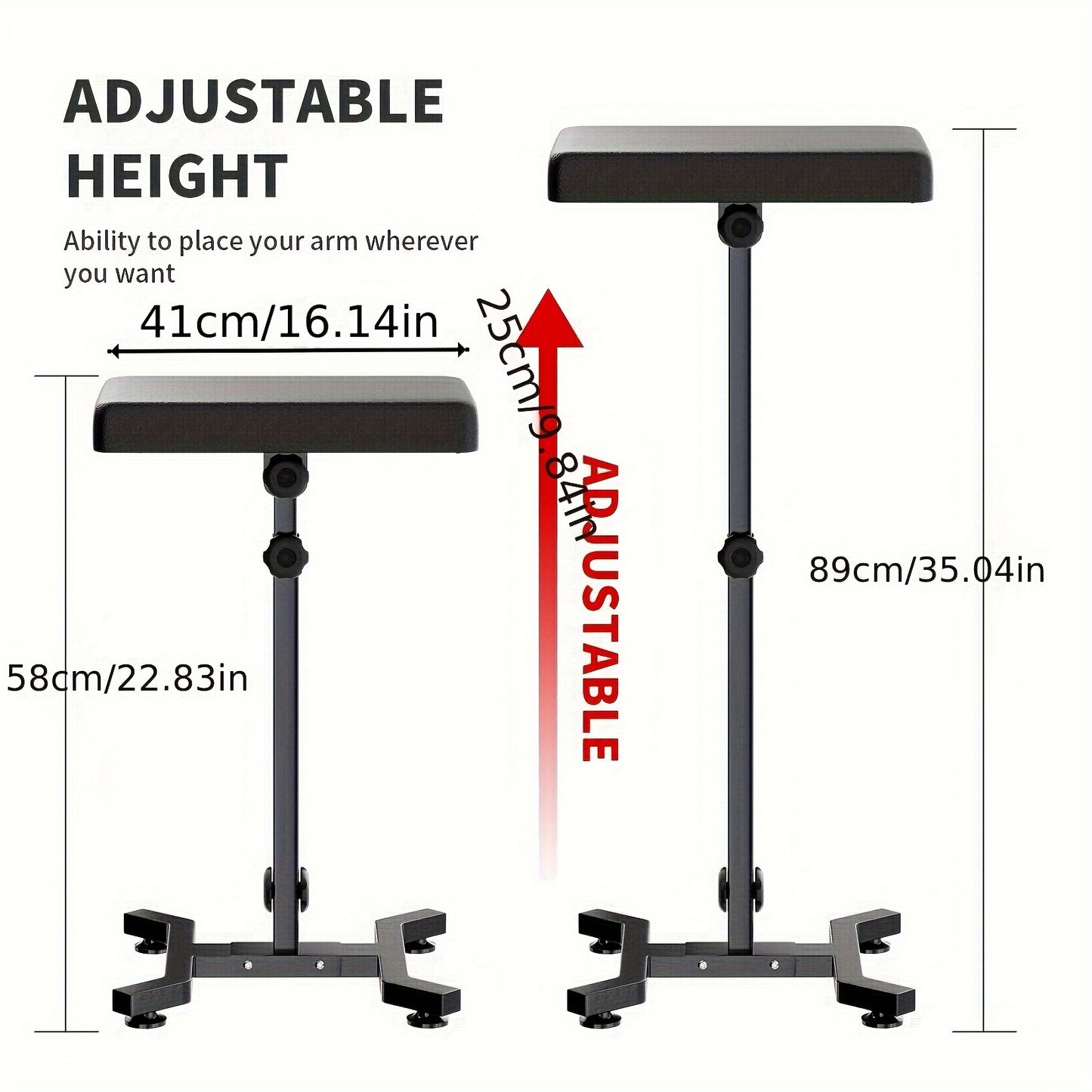 Personal Care
1pc Tattoo Arm Rest, Tattoo Armrest Stand, Adjustable Height, Professional Foldable Arm Rest Stand For Tattoo Artist