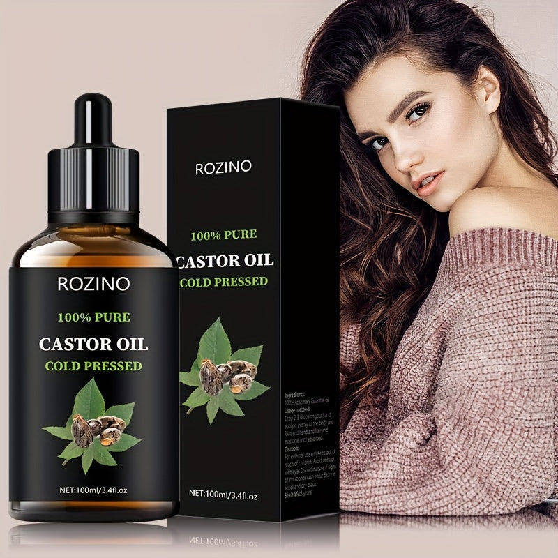 Facial care
100ml Castor Oil, For Hair Eyelashes And Eyebrows, Castor Oil Cold Pressed Unrefined, Essential Oil For Dry Hair, Skin & Nails Care