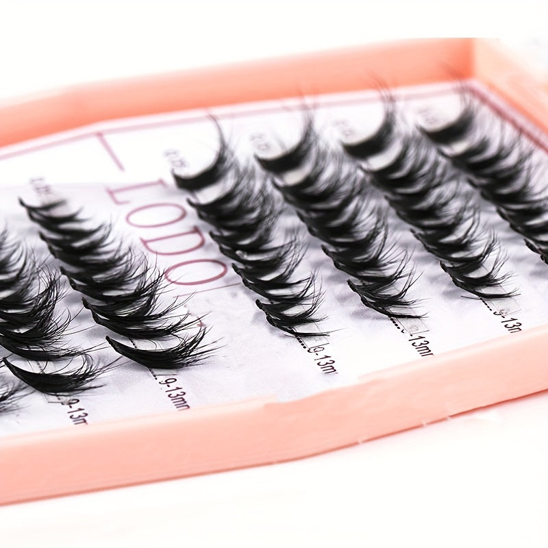 False Eyelashes
40 Clusters Individual Eyelashes Fluffy Natural Segmented Eyelashes Cluster Dramatic Lashes Extension Soft 3D False Eyelashes Makeup 9-13mm Mix