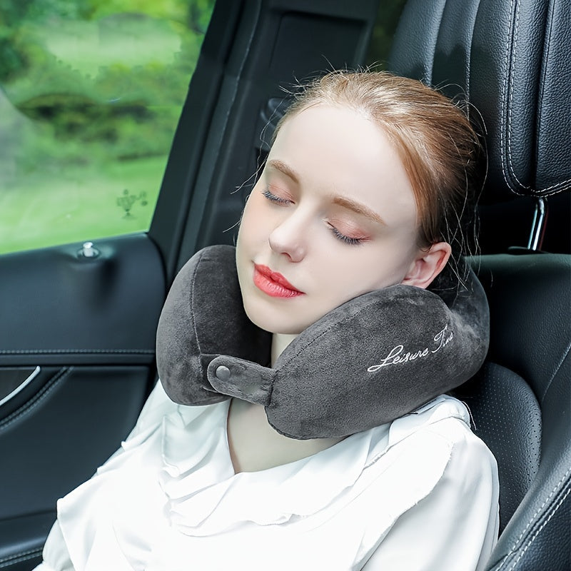 Beauty Tools
Portable U-Shaped Neck Pillow For Travel & Driving - Comfortable Double Hump Design, No Battery Required