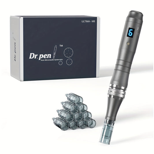 Beauty Tools
Dr Derma Pen M8 With 12pcs Nano Cartridges DermaPen Home Use Beauty Machine Skin Tools Kit