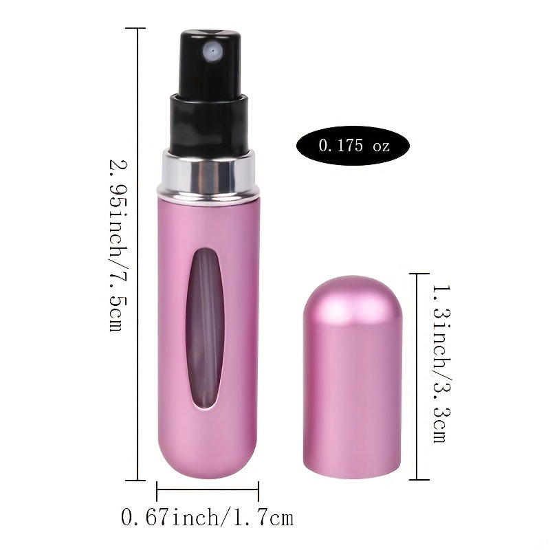 Shave & Hair Removal
5 ml Refillable Perfume Spray Bottle - Portable and Convenient for Travel and Long-Lasting Fragrance