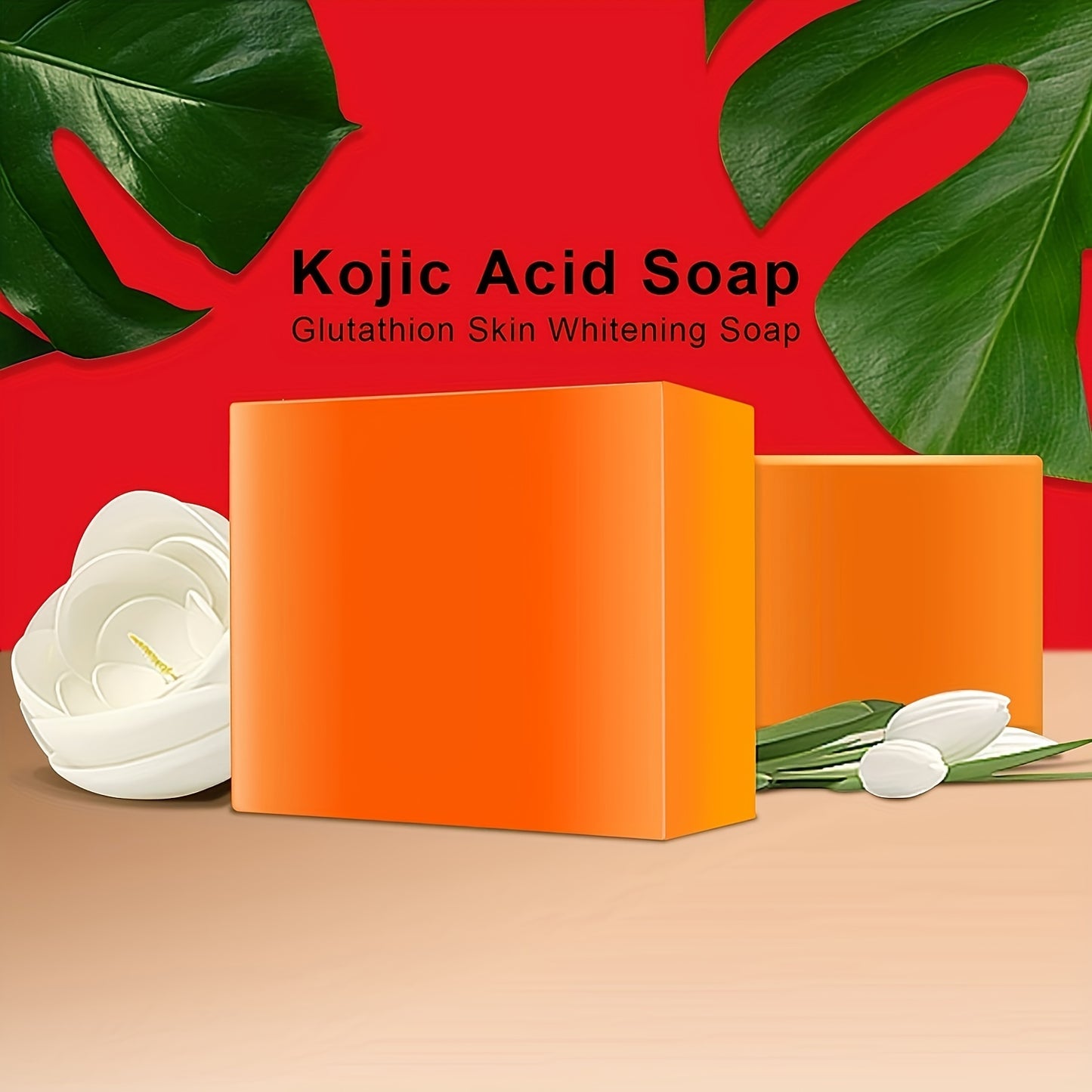 Facial care
4 Pcs Kojic Acid Soap - Exfoliate, Moisturize, And Improve Skin Tone For Face And Body - - Perfect For Women And Men