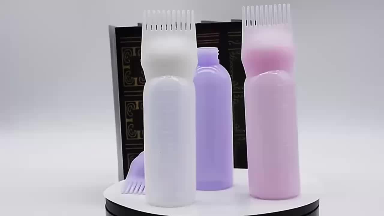 Hair Care
120ml Hair Dyeing Bottle with Comb Shampoo and Applicator Tool - Easy and Precise Hair Color Application