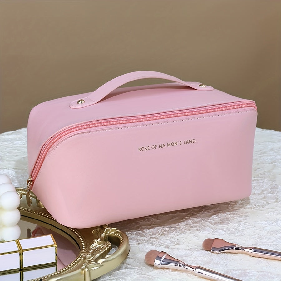 Makeup bags & Storage
Waterproof Large Capacity Makeup Organizer - Pu Leather, Odorless Cosmetic Bag For Travel & Storage Large Makeup Bag Large Cosmetic Bag