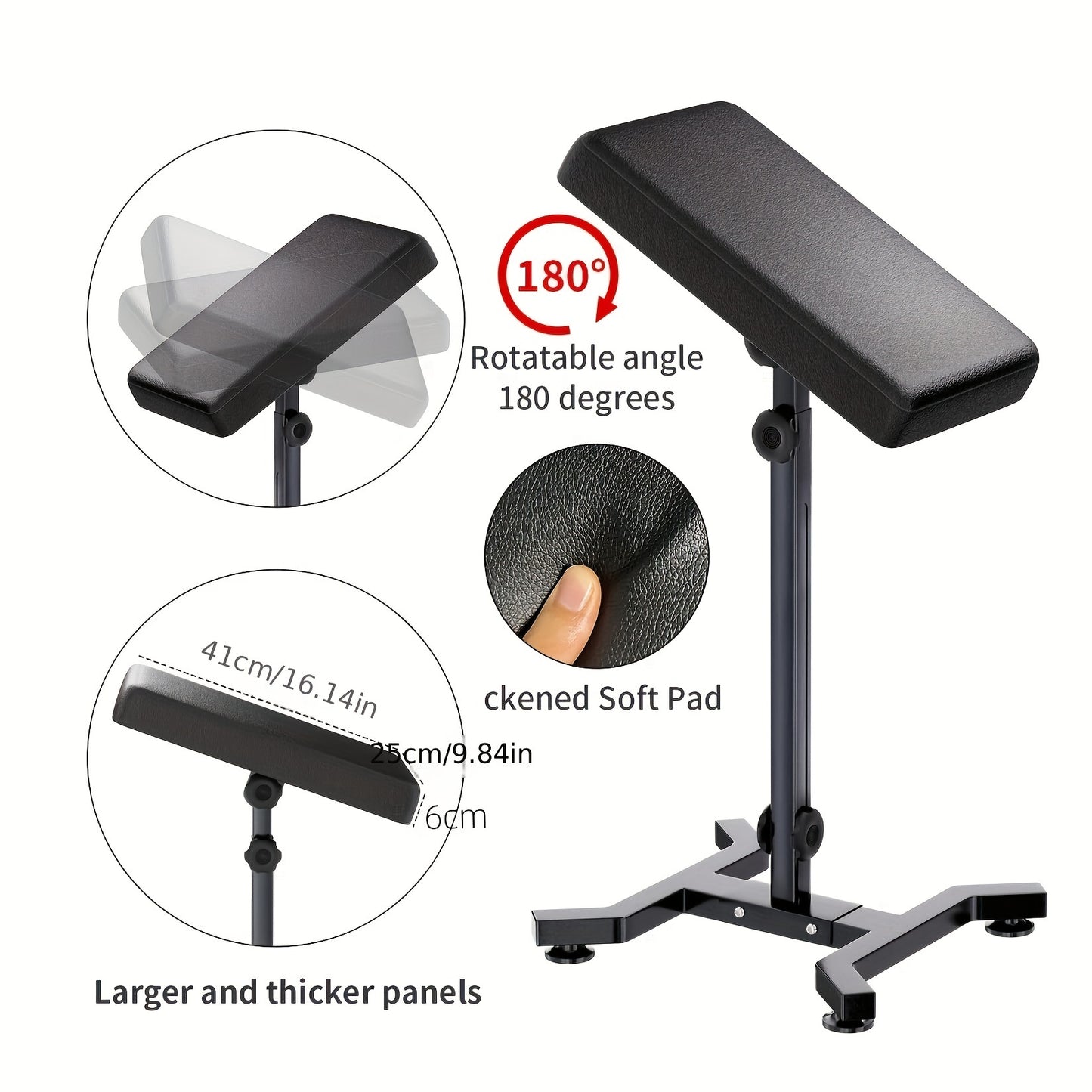 Personal Care
1pc Tattoo Arm Rest, Tattoo Armrest Stand, Adjustable Height, Professional Foldable Arm Rest Stand For Tattoo Artist