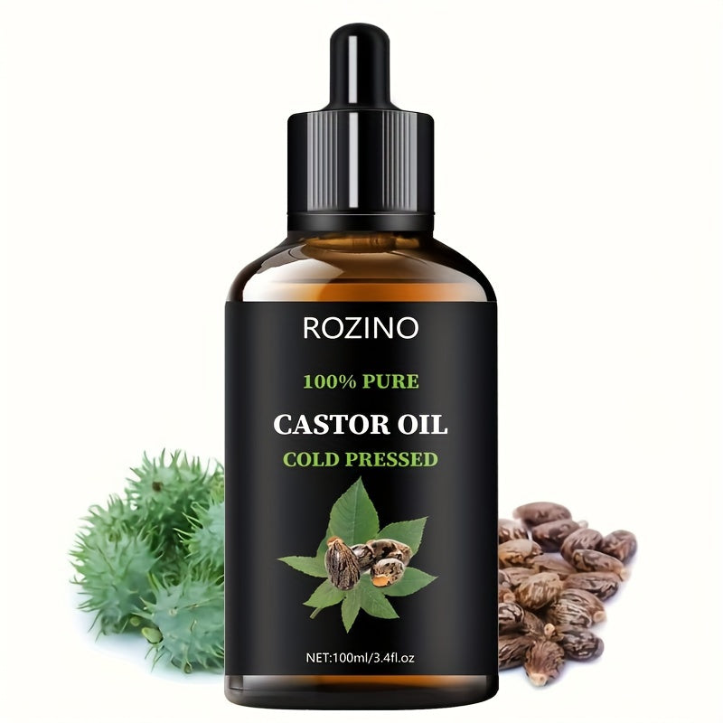 Facial care
100ml Castor Oil, For Hair Eyelashes And Eyebrows, Castor Oil Cold Pressed Unrefined, Essential Oil For Dry Hair, Skin & Nails Care