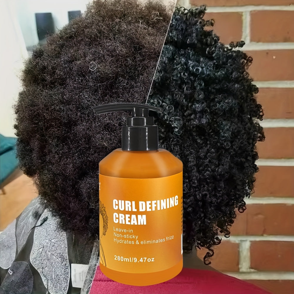 Hair Care
CURL DEFINING CREAM: Moisturizing Curly Elastin Styling Hair Conditioner Cream - Suitable for All Hair Types, Perfect for Dry and Frizzy Hair