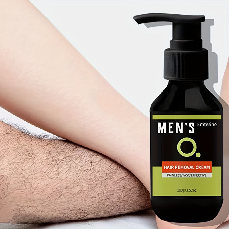 Shave & Hair Removal
100g Men's Hair Removal Cream, Painless & Fast-Acting For Body, Face, Underarms, Legs, Intimate Areas, Gentle Non-Irritating Formula, With Plant Squalane