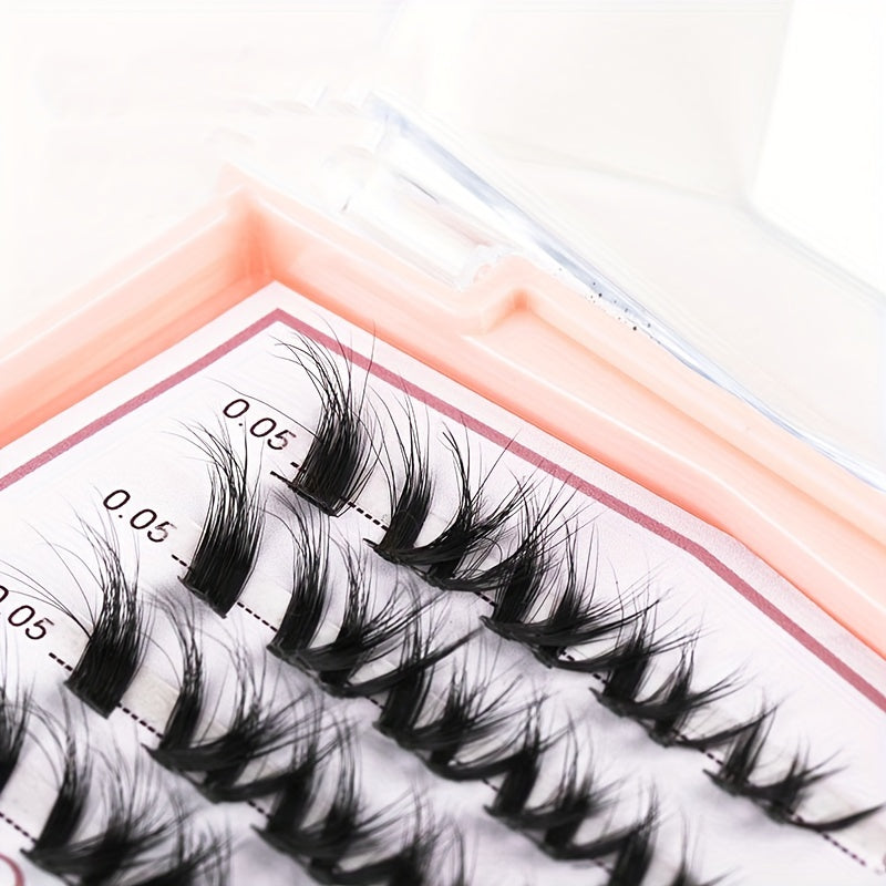 False Eyelashes
40 Clusters Individual Eyelashes Fluffy Natural Segmented Eyelashes Cluster Dramatic Lashes Extension Soft 3D False Eyelashes Makeup 9-13mm Mix