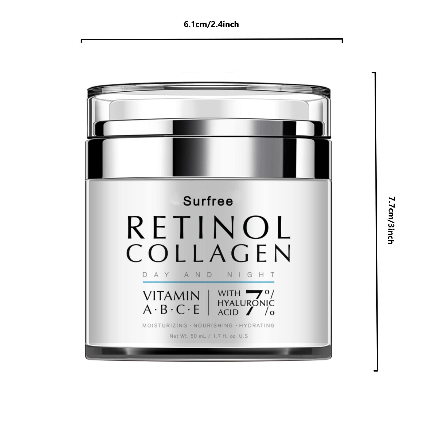 Facial care
50ml Retinol Cream For Face Night And Day, Skin Cream With Retinol Collagen Face Cream, Vitamin C Moisturizer, Retinol Moisturizer For Face Sensitive Skin