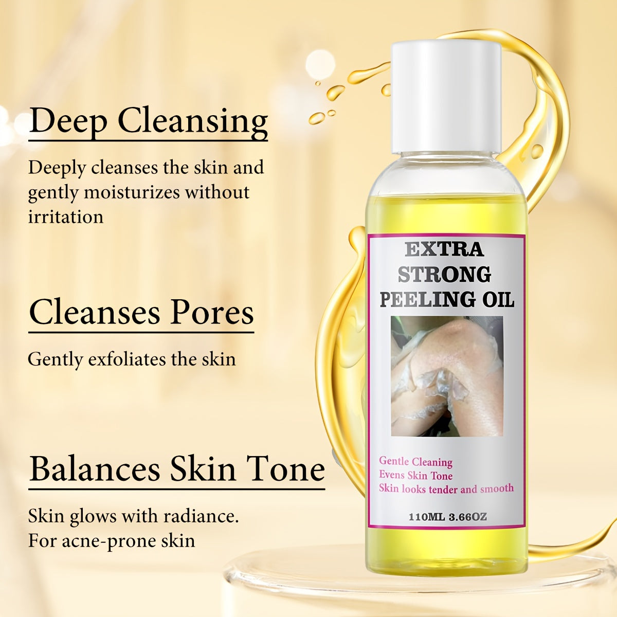 Facial care
Even Complexion Oil For Dark Skin, Yellow Even Complexion Oil With Salicylic Sodium Hyaluronate, Strong smoothes the skin Extra Strength, Even Complexion Solution For Body All Skin Type