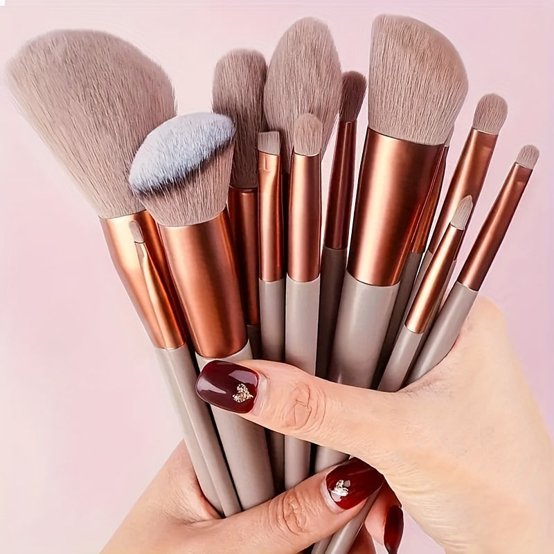 Beauty Tools
13 Pcs Soft Makeup Brush, For Foundation Blending, Eye Shadow Application, Kabuki Blending Beauty Tools