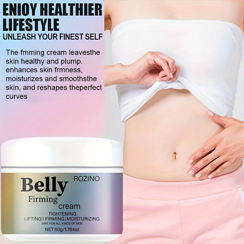 Personal Care
Rozino Belly Firming Cream, 1.7 Oz - Deep Moisture & Elasticity Enhancer For All Skin Types, Smooths Wrinkles, Reduces Puffiness, Ideal For Tummy, Face, Neck, Inner Thighs, Buttocks, Arms