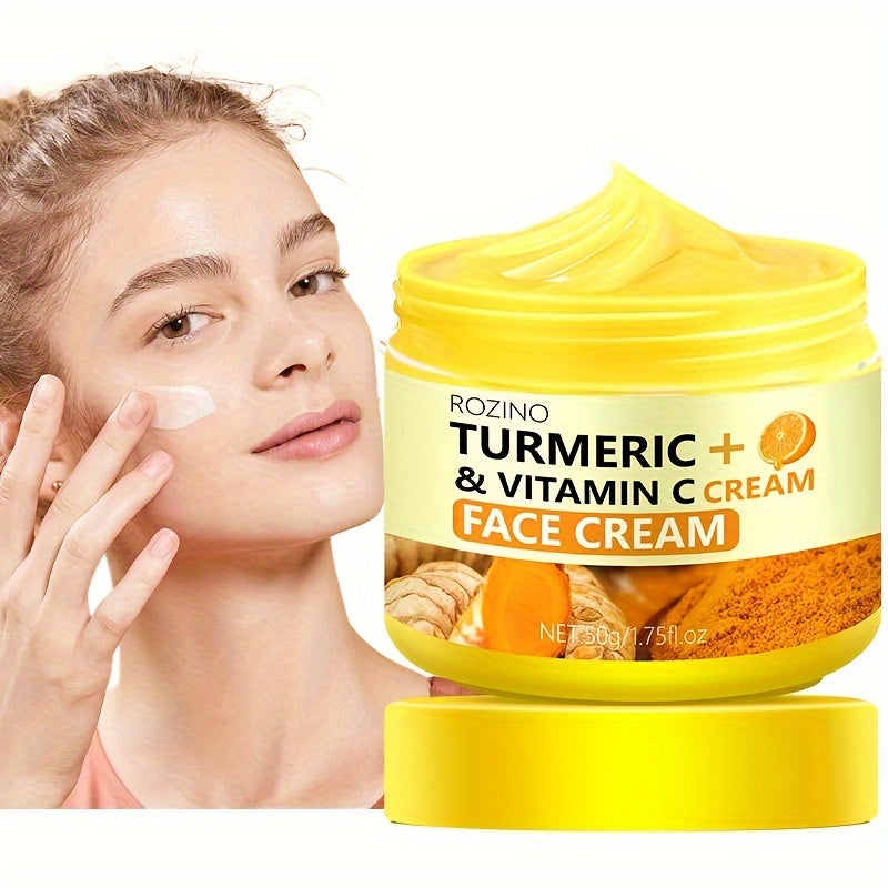 Facial care
50g Turmeric + Vitamin C Face Cream, Moisturizing Skin, Rich In Vitamin C, Deep Facial Care