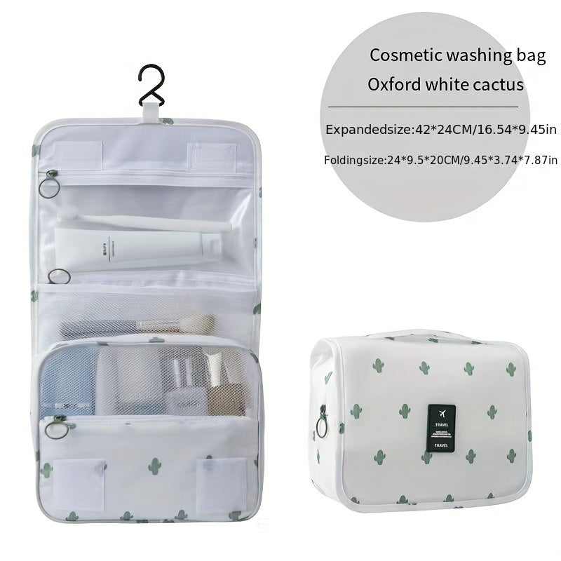 Makeup bags & Storage
Travel Makeup Bag For Women Large Capacity Cosmetic Bag With Hanging Hook, Portable Water Resistant Makeup Cosmetic Bag Travel Organizer