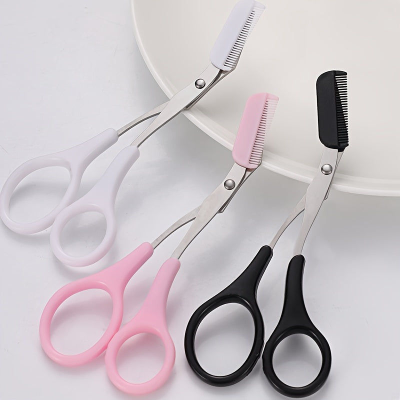 Shave & Hair Removal
Eyebrow Trimmer Scissor With Comb Facial Hair Removal Makeup Tool Grooming Shaping Shaver Cosmetic Accessory