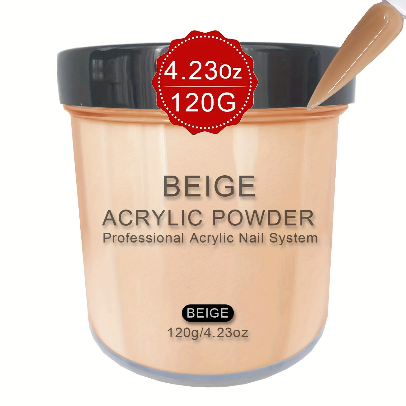 Nails
1 Piece Acrylic Nail Powder, Professional Nail System, Nude Blush, Beige Nude Colors, 120g/4.23oz Each Jar, For Nail Art Manicure